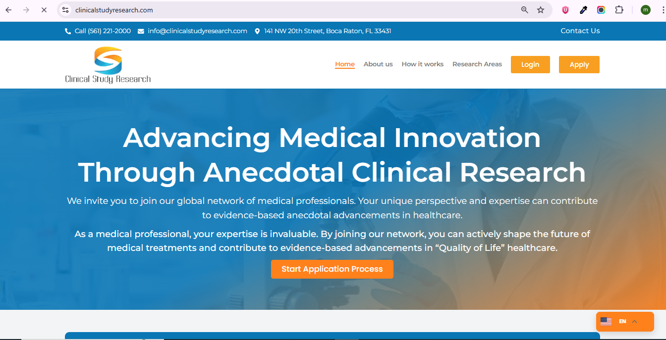 Homepage with Apply button highlighted